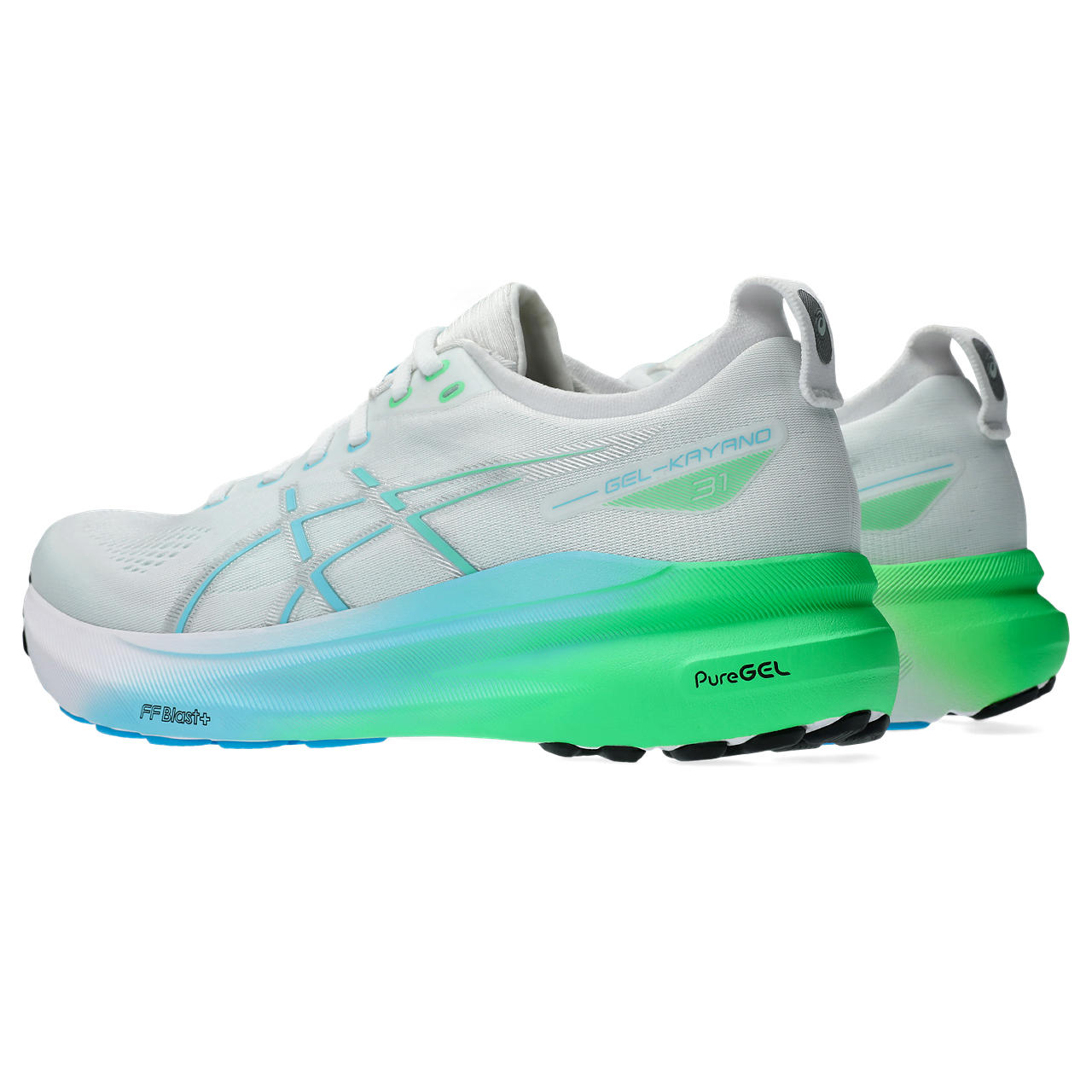 GEL-KAYANO 31 /ゲル カヤノ（WHITE× BRIGHT CYAN）1011B867(100